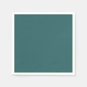 Transformative Teal  Serviette (Vorderseite)