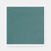 Transformative Teal  Serviette (Vorderseite)