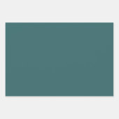 Transformative Teal Spring Summer Trending Color Geschenkpapier Set (Vorderseite 2)