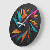 Transformatives Design Große Wanduhr (Winkel)