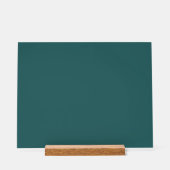 Transformatives Teal  Acrylschild (Vorderseite)