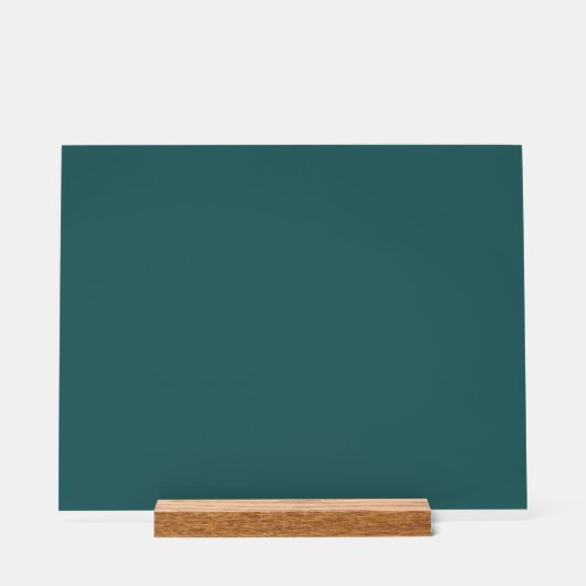 Transformatives Teal Acrylschild (Vorderseite)