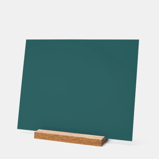 Transformatives Teal Acrylschild (Winkel)