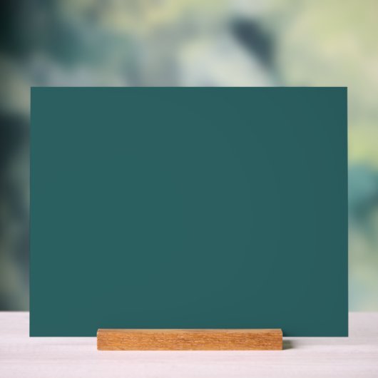 Transformatives Teal Acrylschild (Neutral)