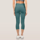 Transformatives Teal Capri Leggings (Rückseite)