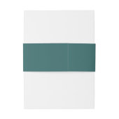 Transformatives Teal Einladungsbanderole (Rückseitenbeispiel)