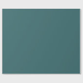 Transformatives Teal Frühling Sommer Trendfarbe Geschenkpapier (Flach)