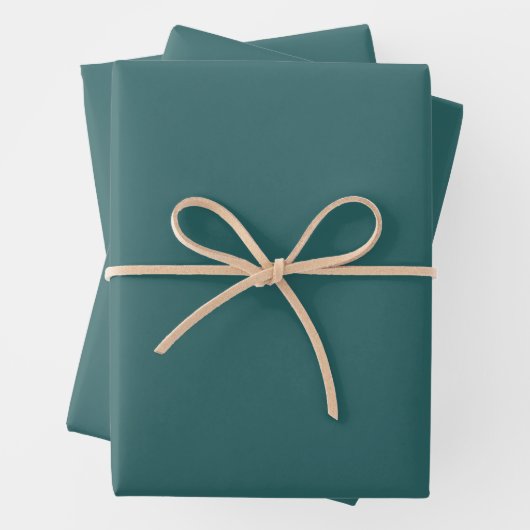 Transformatives Teal Geschenkpapier Set (Beispiel)