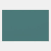 Transformatives Teal Geschenkpapier Set (Vorderseite)