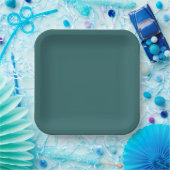 Transformatives Teal Pappteller (Party)