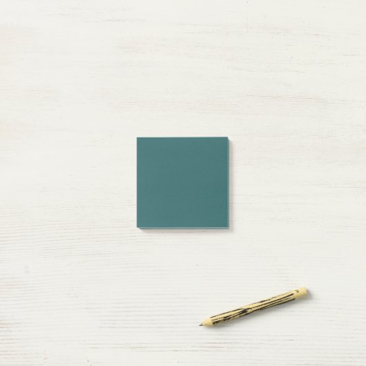 Transformatives Teal Post-it Klebezettel (Auf Schreibtisch)