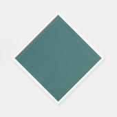 Transformatives Teal Serviette (Ecke)
