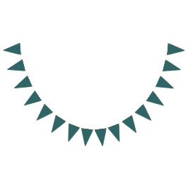 Transformatives Teal Wimpelkette