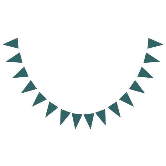 Transformatives Teal Wimpelkette (Alle)