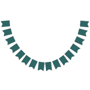 Transformatives Teal Wimpelkette
