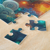 Transformatives Türkispferd Puzzle (Seite)