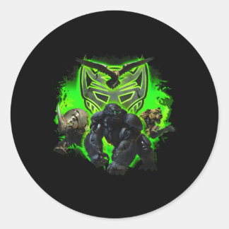 Transformatoren-Anstieg der Bestienhöchstwerte Runder Aufkleber