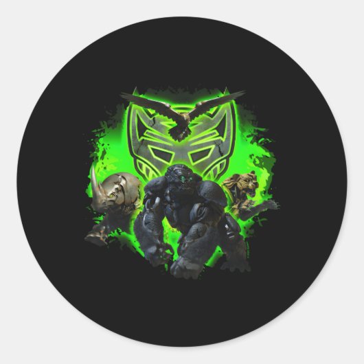 Transformatoren-Anstieg der Bestienhöchstwerte Runder Aufkleber (Vorderseite)