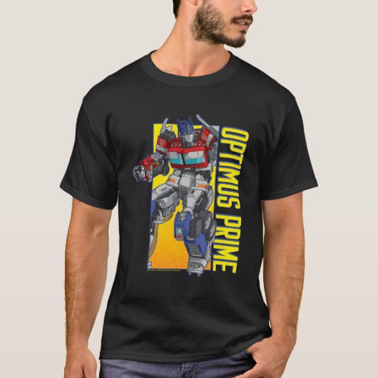 Transformatoren Aufstieg der Tiere animiert Optimu T-Shirt (Vorderseite)