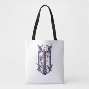 Transformer" Futuristisches Kybernetik-Grafik-T-Sh Tasche