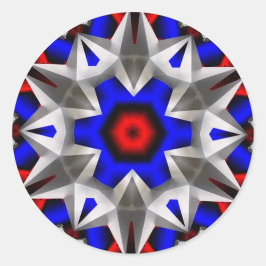 Transformer Star Runder Aufkleber (Vorderseite)