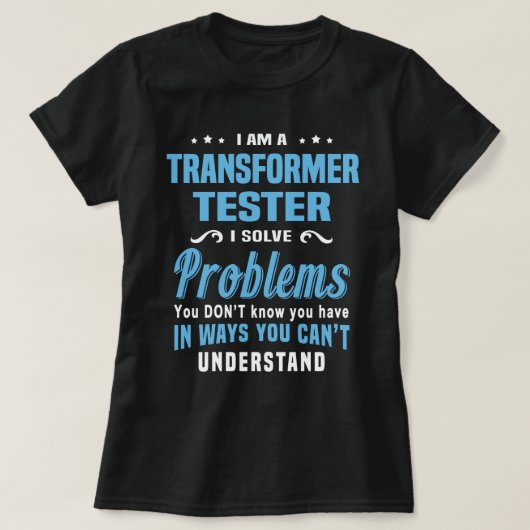 Transformer Tester T-Shirt (Design vorne)