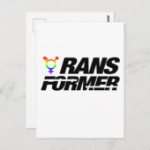 Transformer | Transgender Pride Postkarte (Vorne/Hinten)