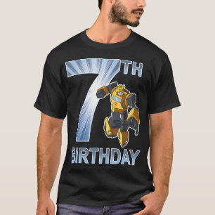Transformers Bumblebee 7th Birthday Light Fill Pos T-Shirt
