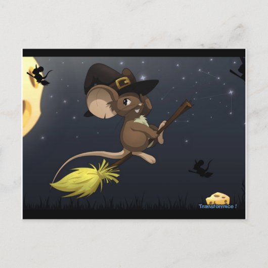 Transformice Halloween Postcard Postkarte (Vorderseite)