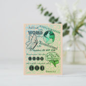 Transformieren der Römer 12:2 Postkarte (Stehend Vorderseite)