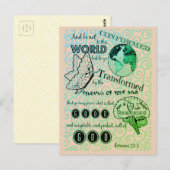 Transformieren der Römer 12:2 Postkarte (Vorne/Hinten)