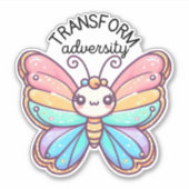 Transformieren des Schmetterlings Aufkleber (Vorderseite)
