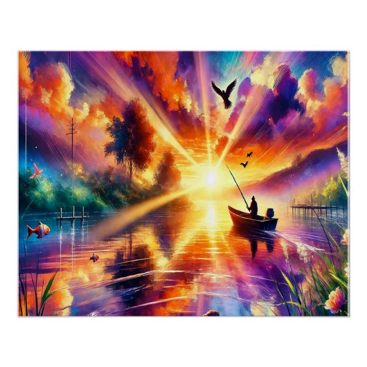 🌅 Transformieren Sie Ihr Gerät mit Sonnenuntergan Poster (Vorderseite)