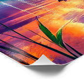 🌅 Transformieren Sie Ihr Gerät mit Sonnenuntergan Poster (Ecke)