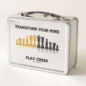 Transformieren Sie Ihre Geek-Ratschläge für Gedank Metall Brotdose (Rückseite)