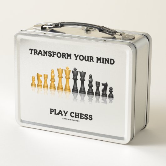 Transformieren Sie Ihre Geek-Ratschläge für Gedank Metall Brotdose (Rückseite)