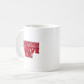 Transformieren. Upgrade. Gut. Gewinnen! Kaffeetasse (Vorderseite Links)