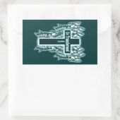 Transformiert werden - Römer 12:2 Rechteckiger Aufkleber (Tasche)