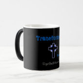 Transformierte gotGod316.com Römer 12:2 Verwandlungstasse (Vorderseite Links)