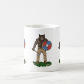 Transformierte Viking Berserker oder Werebear Kaffeetasse (Mittel)