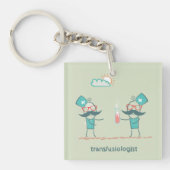 Transfusiologe Schlüsselanhänger (Vorderseite)