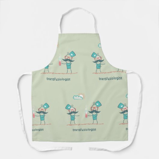 Transfusiologe Schürze (Vorderseite)