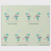Transfusionsmediziner Geschenkpapier (Flach)