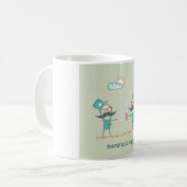 Transfusionsmediziner Kaffeetasse (Vorderseite Links)