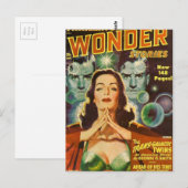 Transgalaktische Twins Postkarte (Vorne/Hinten)