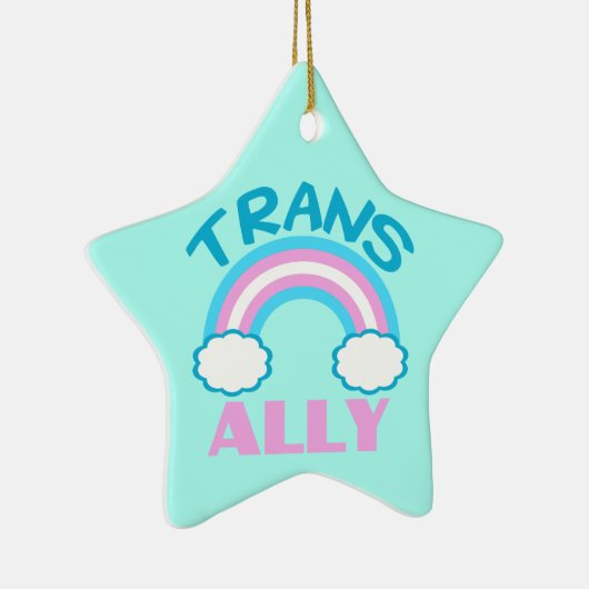 Transgender Ally Keramikornament (Rechts)