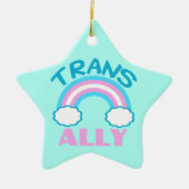 Transgender Ally Keramikornament (Vorne)
