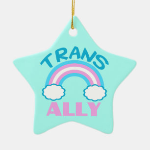 Transgender Ally Keramikornament