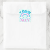 Transgender Ally Quadratischer Aufkleber (Tasche)