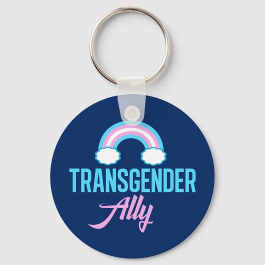 Transgender Ally Schlüsselanhänger (Vorderseite)